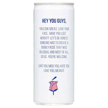 Babe Rose Bubbles 4pk 250 ml Can