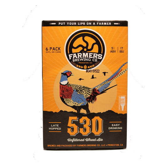 Farmers Brewing 530 Unfiltered Wheat Ale 6pk 12oz Can