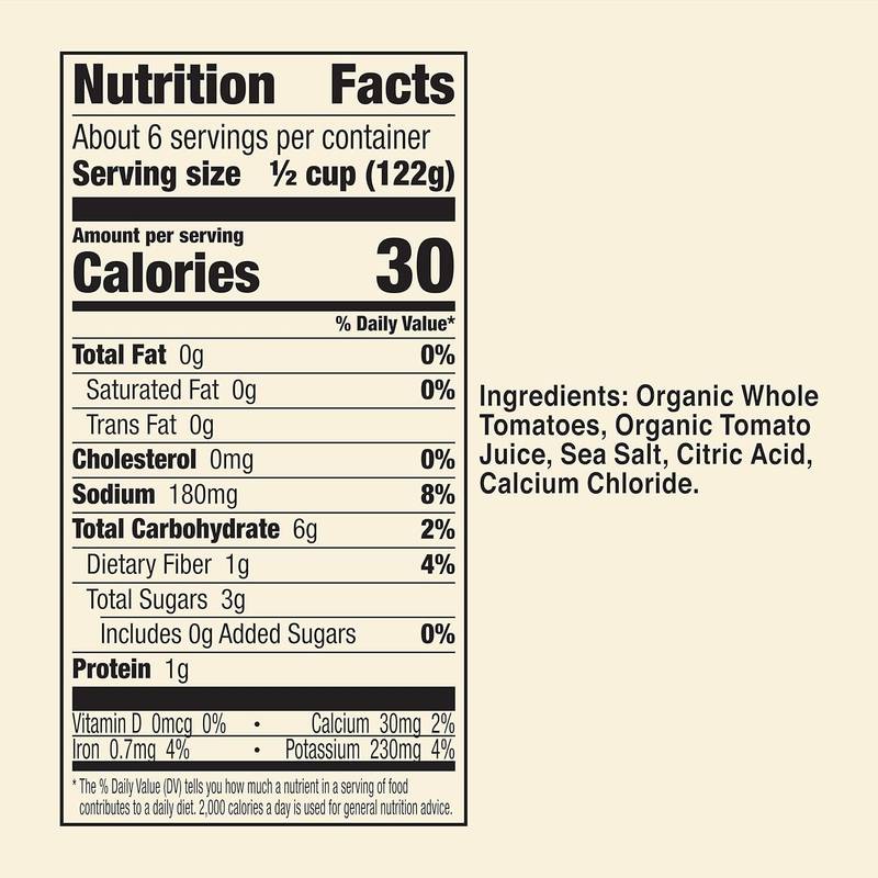 Muir Glen Organic Whole Peeled Tomatoes 28 oz