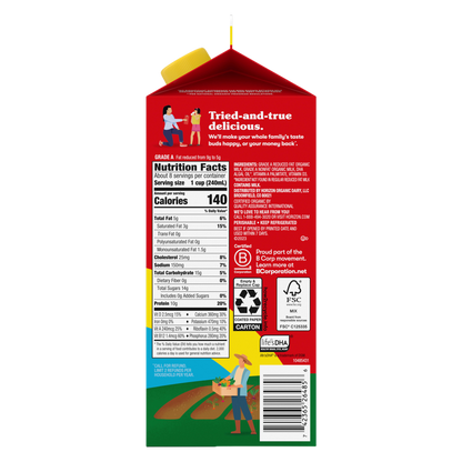 Horizon Organic 2% Reduced Fat Milk - 1/2 Gallon