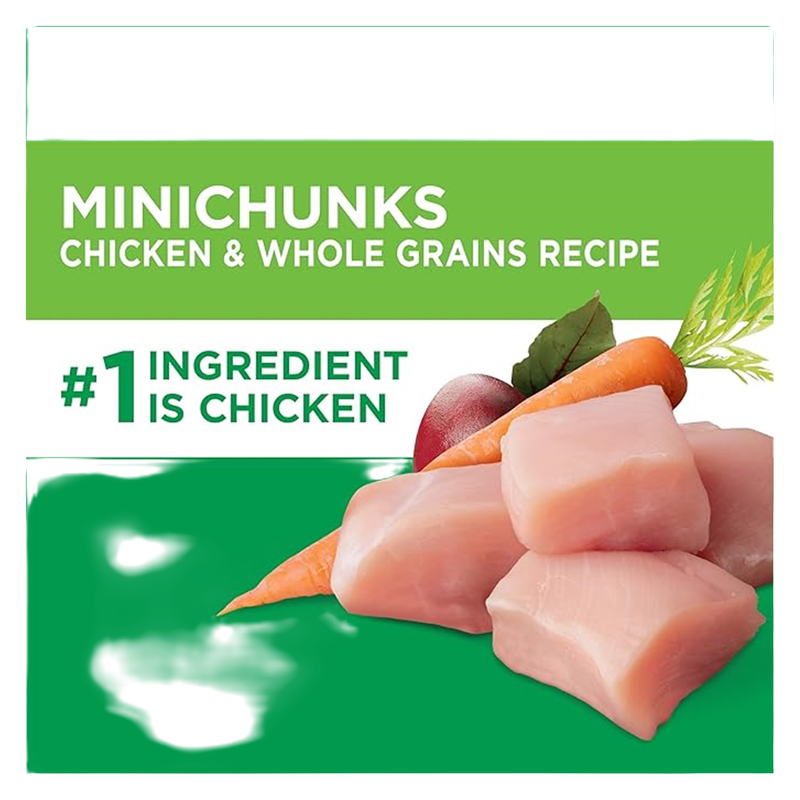 IAMS Proactive Health Minichunks Chicken and Whole Grain Recipe Dry Dog Food, 7 lb Bag