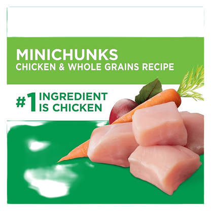 IAMS Proactive Health Minichunks Chicken and Whole Grain Recipe Dry Dog Food, 7 lb Bag