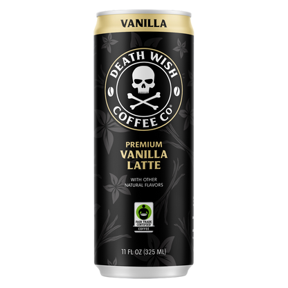 Death Wish Coffee Fair Trade Vanilla Latte 11oz Can