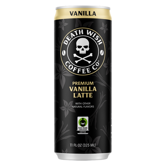 Death Wish Coffee Fair Trade Vanilla Latte 11oz Can