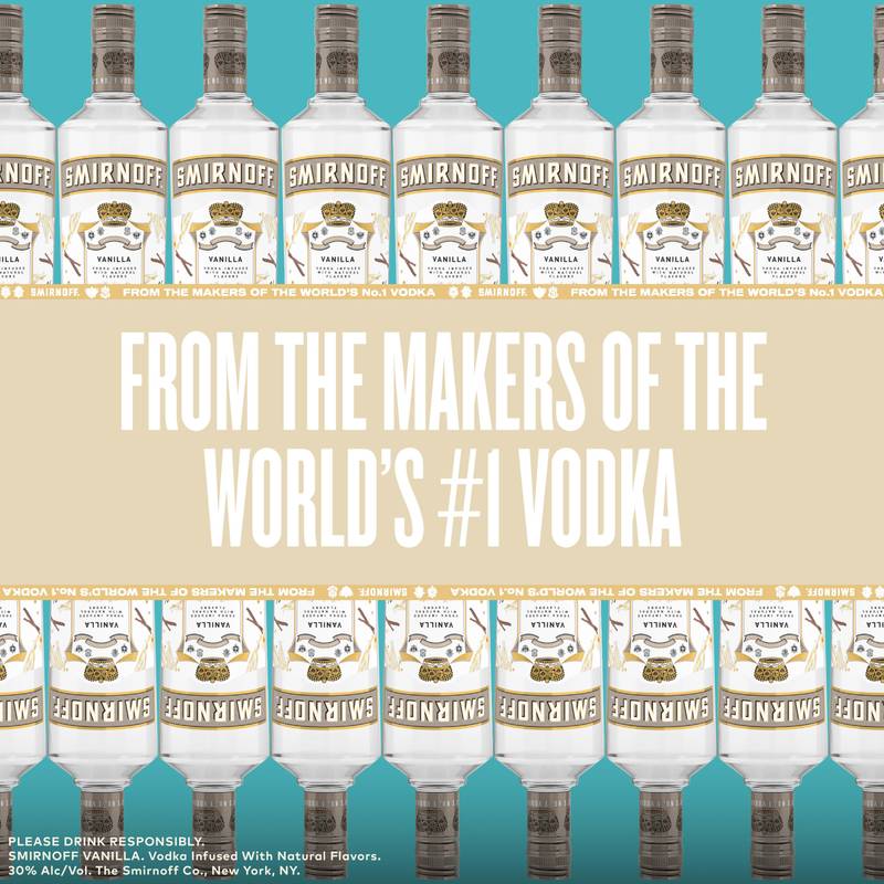 Smirnoff Vanilla Vodka 750ml (70 Proof)