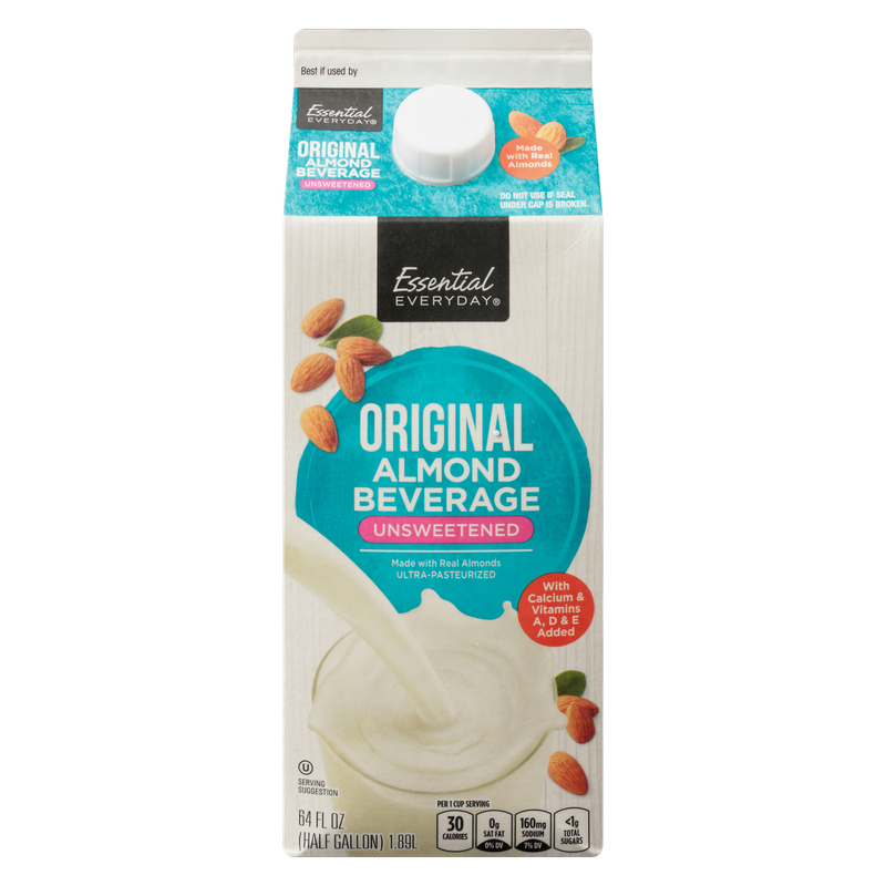Essential Everyday Original Unsweetened Almond Beverage 64oz Btl
