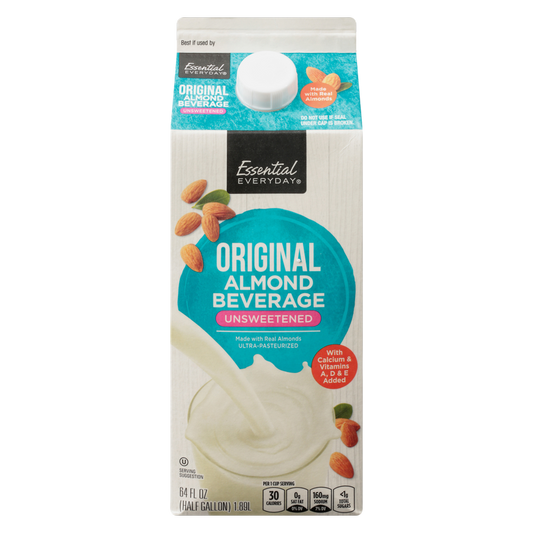Essential Everyday Original Unsweetened Almond Beverage 64oz Btl