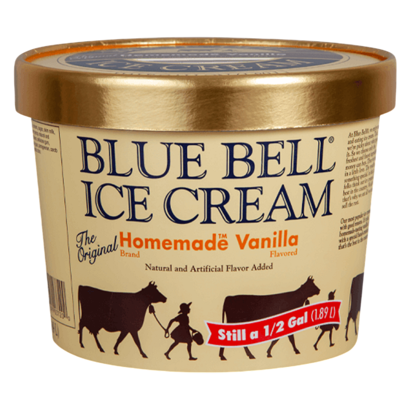 Blue Bell Homemade Vanilla Ice Cream