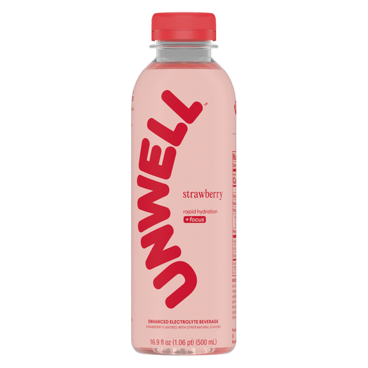 Unwell Strawberry Hydration Drink 16.9oz Btl
