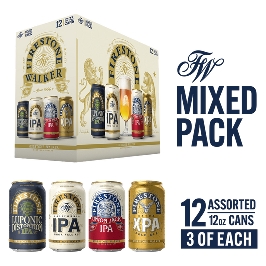 Firestone Walker Crafted Thru Hops Mixed Pack 12pk 12oz Can