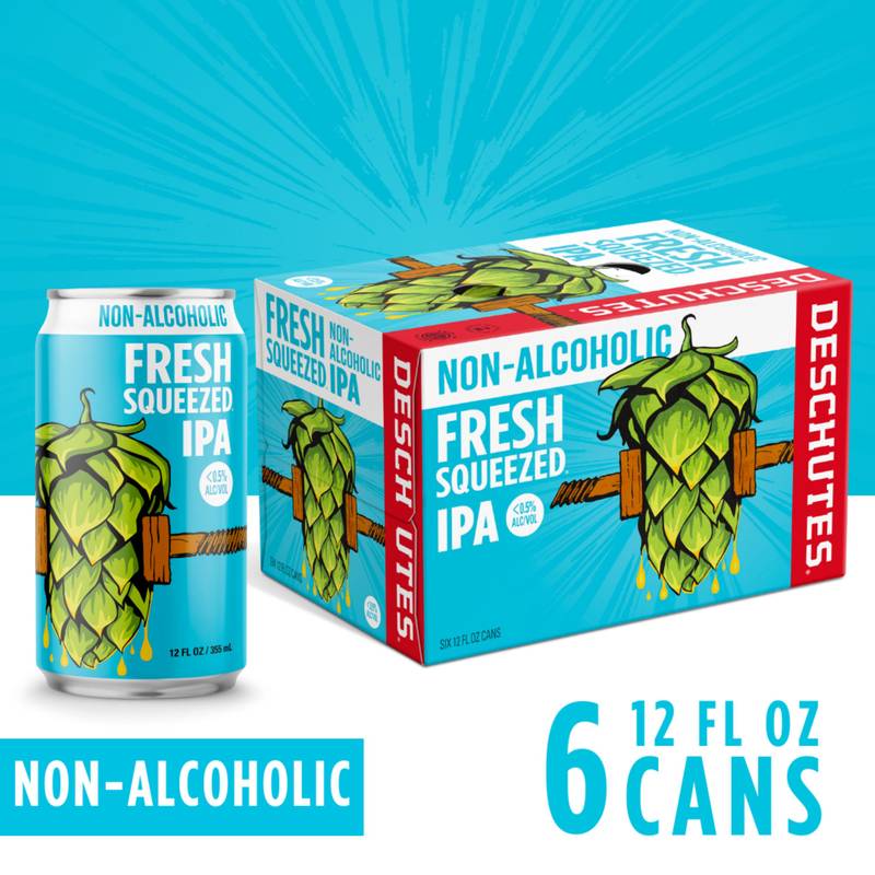 Deschutes Fresh Squeezed Non-Alcoholic IPA 6pk 12oz Cans
