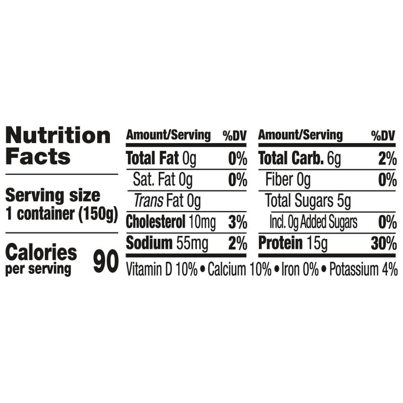 Oikos Triple Zero Strawberry Yogurt - 5.3oz