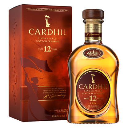 Cardhu 12 Year Old Single Malt Scotch Whisky, 750 mL