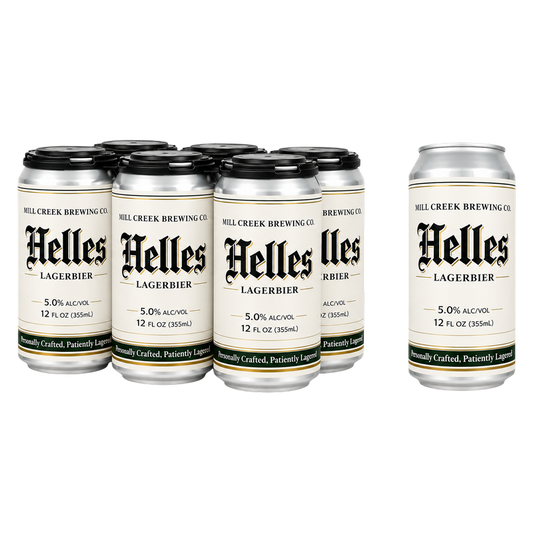 Mills Creek Brewing Helles Lager 6pk 12oz Can