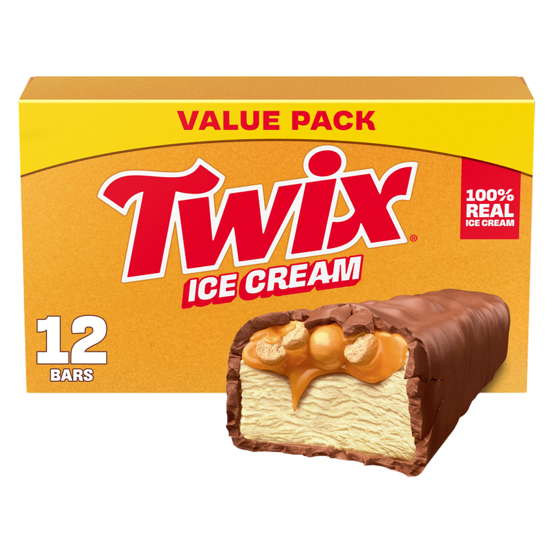 TWIX Ice Cream Bars 12 ct