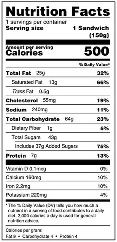 Nightingale Ice Cream Cookie Monster Ice Cream Sandwich 1ct