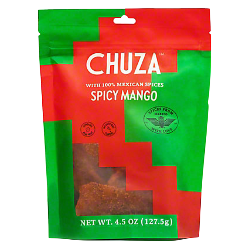 Chuza Dried Mango with Chili-Seasoning, 4.5 oz