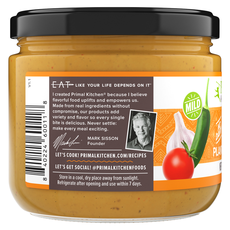 Primal Kitchen Vegan Mild Queso Dip 11.5oz