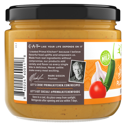 Primal Kitchen Vegan Mild Queso Dip 11.5oz