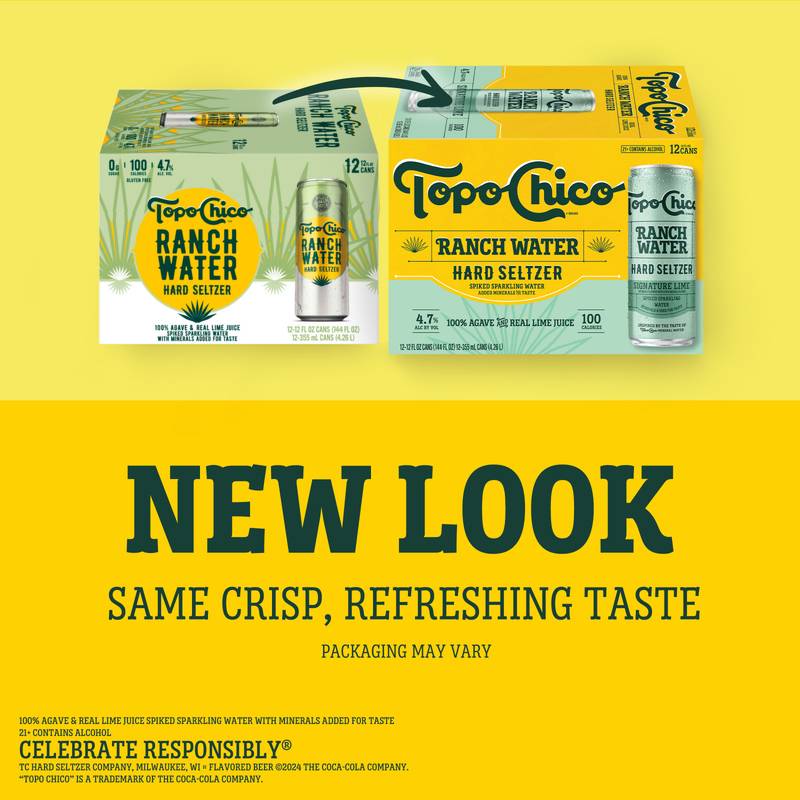 Topo Chico Ranch Water Hard Seltzer 12pk 12oz Cans 4.7% ABV