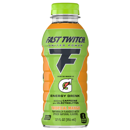 Fast Twitch Energy Drink Tropical Mango 12oz Btl
