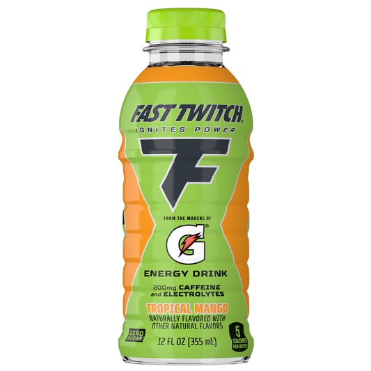 Fast Twitch Energy Drink Tropical Mango 12oz Btl