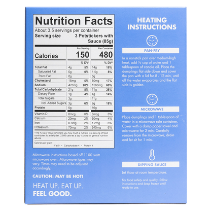 Feel Good Foods Chicken Potstickers 10oz