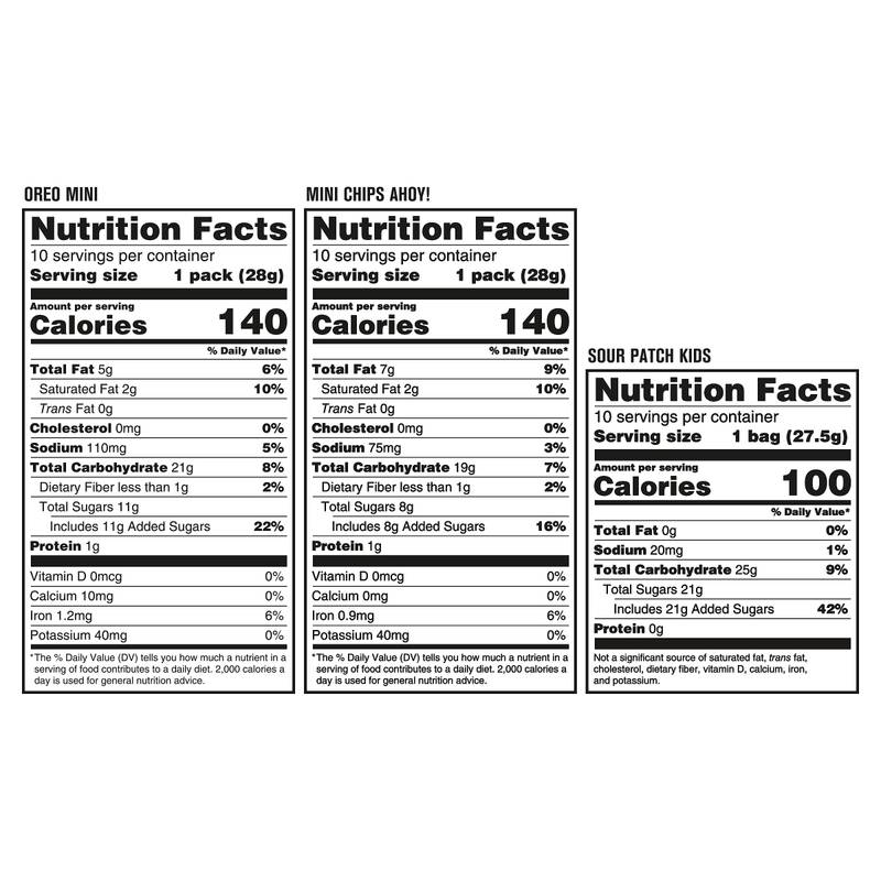 Nabisco Cookies & Candy Variety Pack, 30 Ct