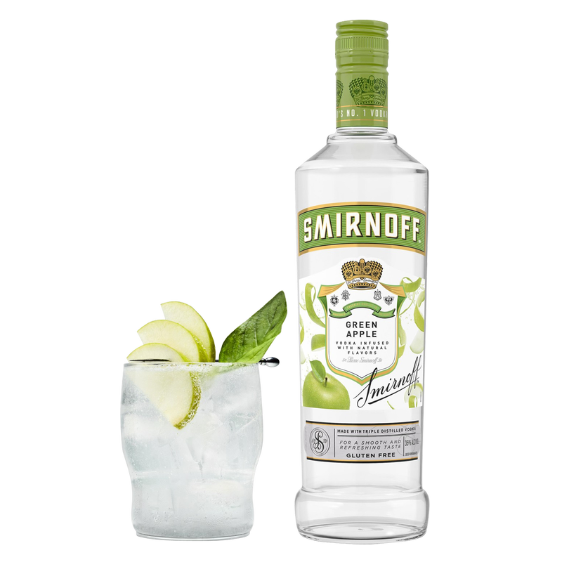 Smirnoff Green Apple Vodka 1.75L (70 Proof)