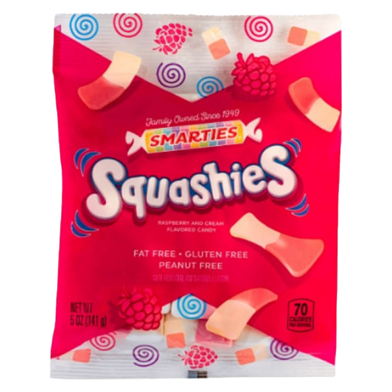 Smarties Squashies Raspberry And Cream, 5oz