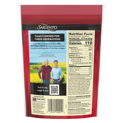 Sargento Finely Shredded 4 Cheese Mexican Natural Cheese - 8oz