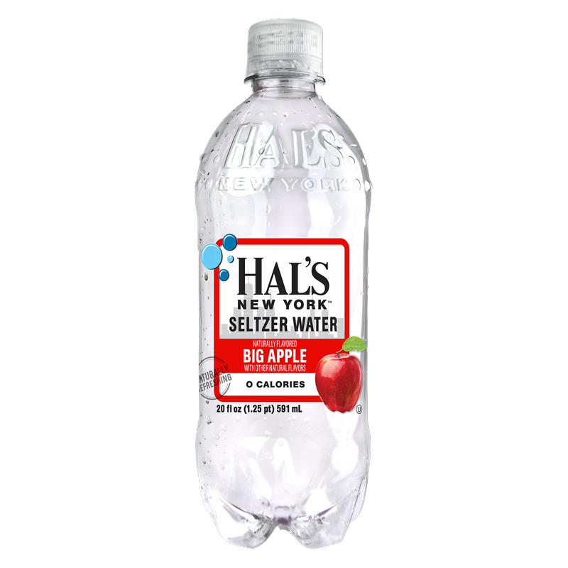 Hal's Big Apple Seltzer 20oz Btl