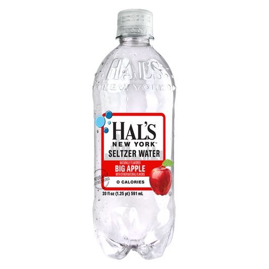 Hal's Big Apple Seltzer 20oz Btl