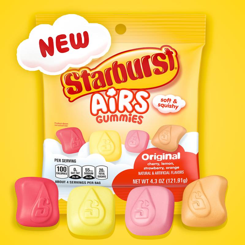 STARBURST Airs Original Gummy Candy, 4.3 oz Bag