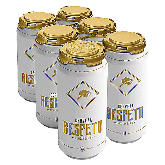 Mason Ale Works Respeto Mexican Lager 6pk 16oz Can