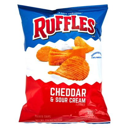 Ruffles Cheddar & Sour Cream Chips 2.37oz