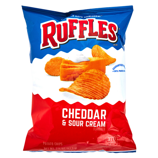 Ruffles Cheddar & Sour Cream Chips 2.37oz