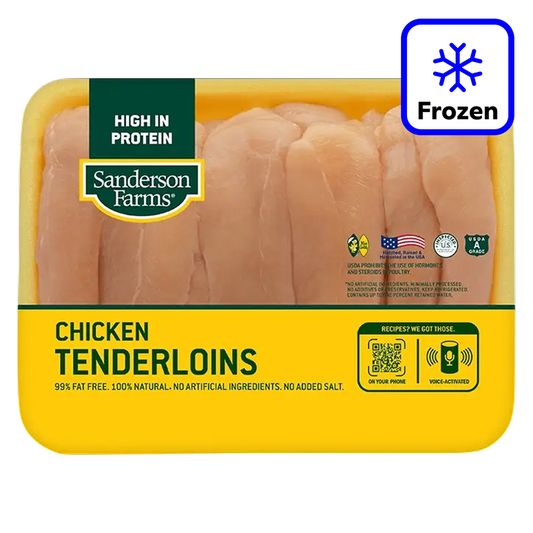 Sanderson Frozen Chicken Breast Tenders - 1lb