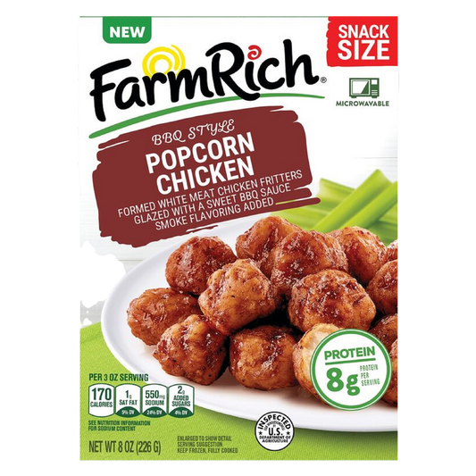 Farm Rich BBQ Style Popcorn Chicken 8oz