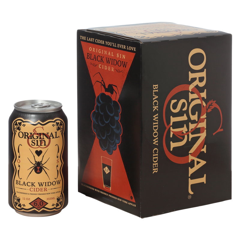 Original Sin Black Widow Cider 6pk 12oz Can