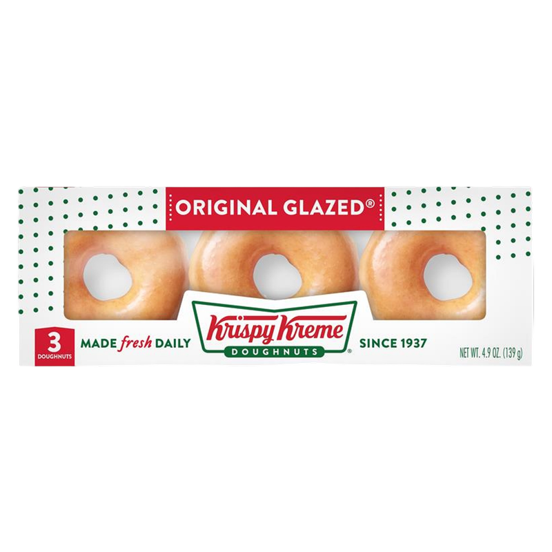 Krispy Kreme® 3-Count Original Glazed® Doughnuts