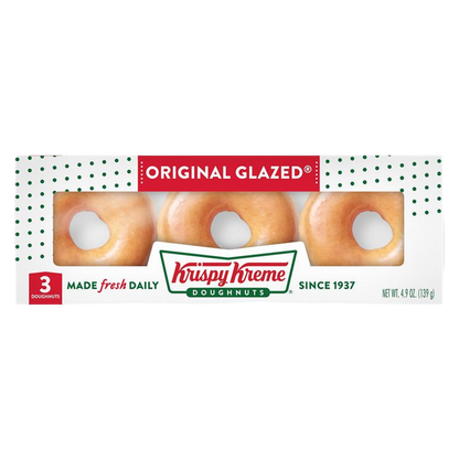 Krispy Kreme® 3-Count Original Glazed® Doughnuts