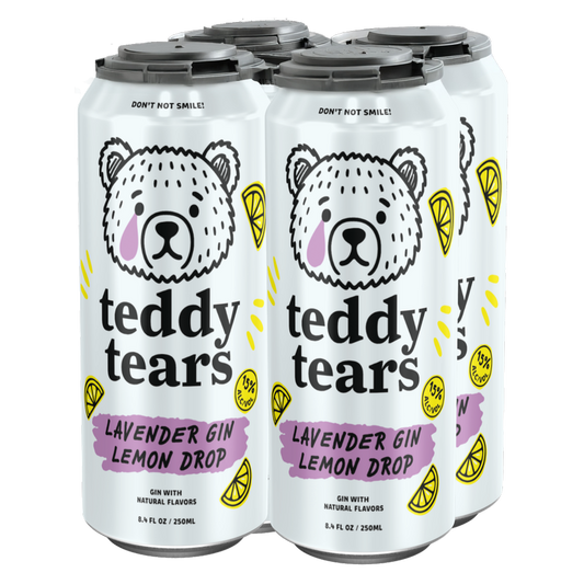 Teddy Tears Lavendar Gin Lemon Drop 4pk 250ml Can