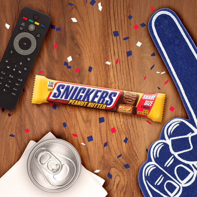 SNICKERS Crunchy Peanut Butter Squared Chocolate Bars, Share Size, 3.56 Oz