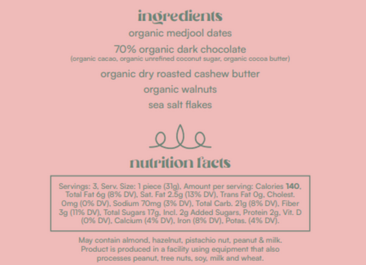 Gato Dates Chocolate Covered Dates with Cashew Butter, 3.791 oz