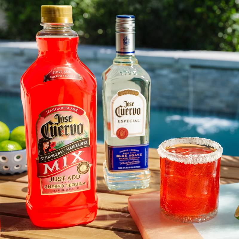Jose Cuervo Strawberry Lime Margarita Mix 1.75L Btl