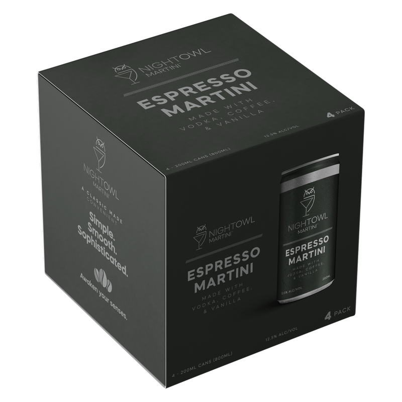 NightOwl Vodka Espresso Martini 4pk