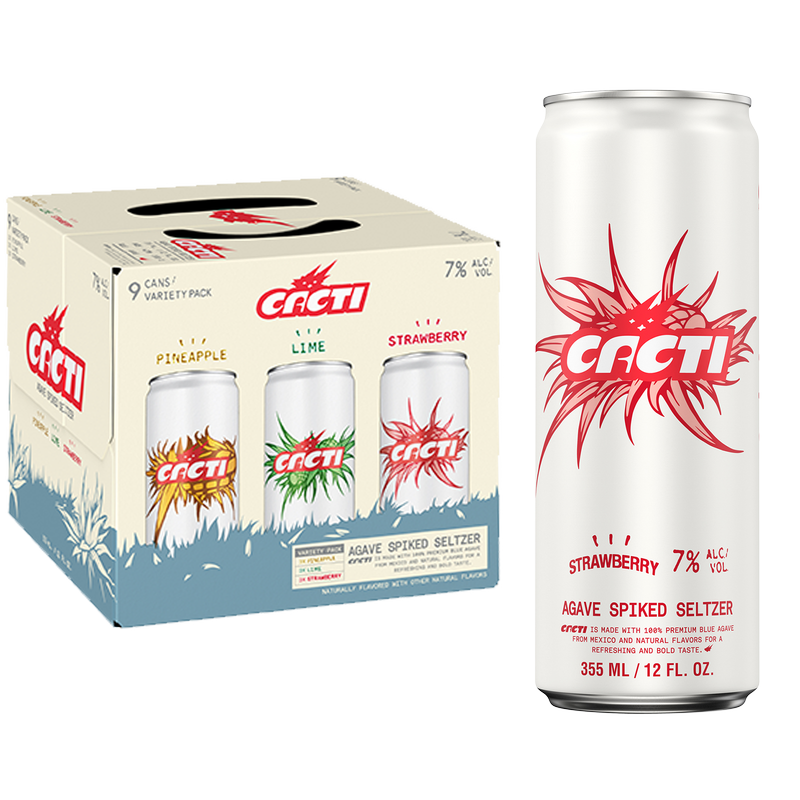 Cacti Seltzer Variety 9pk 12oz Can 7.0% ABV