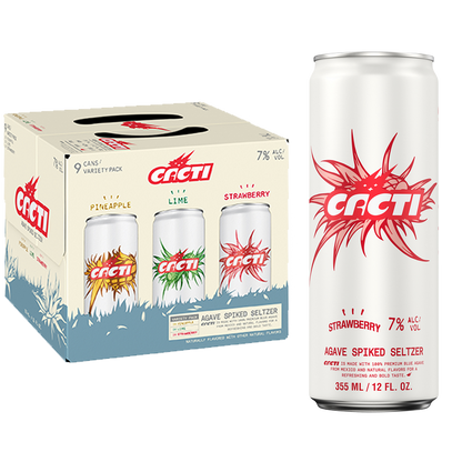 Cacti Seltzer Variety 9pk 12oz Can 7.0% ABV