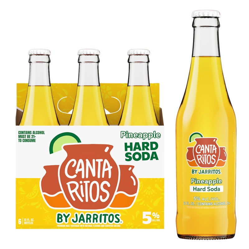 Cantaritos Hard Pineapple 6pk 12oz Btl 5% ABV